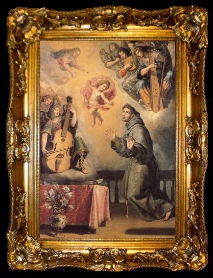 framed  Vincenzo Carducci The Vision of St.Anthony of Padua, ta009-2